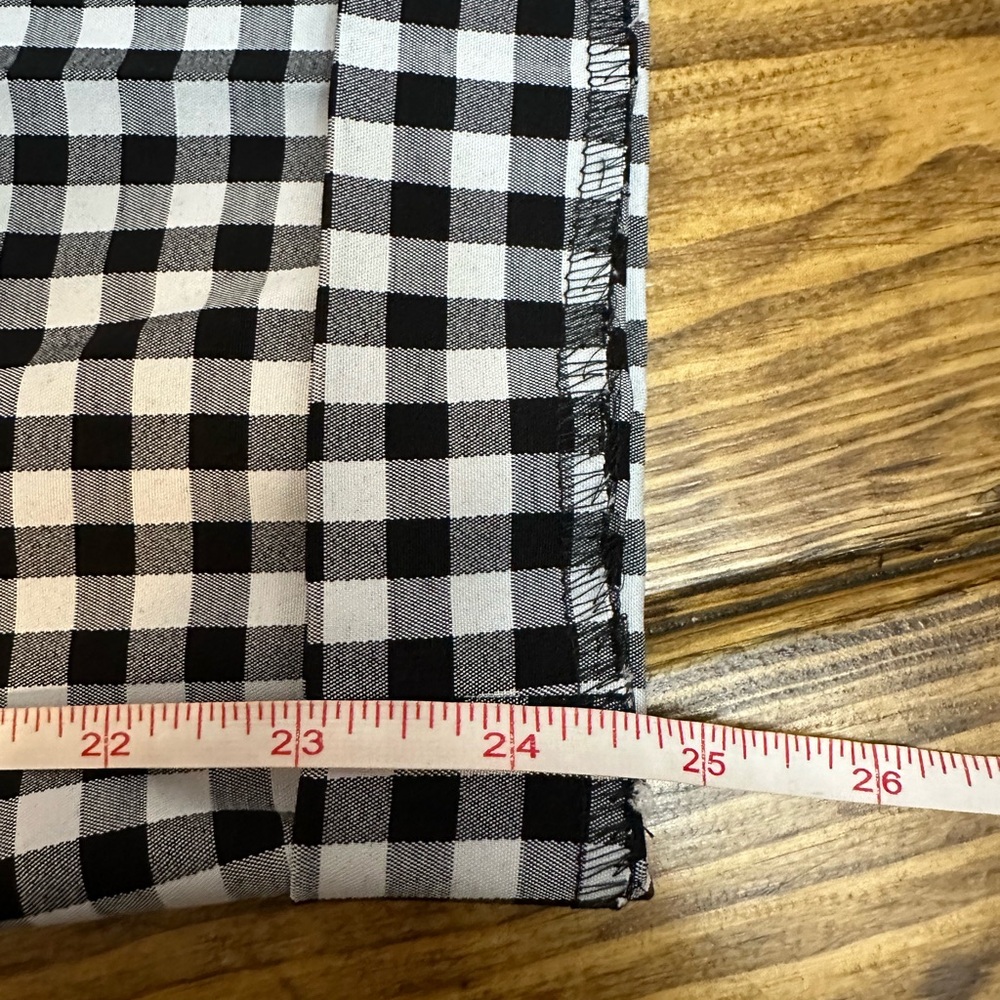 NWT TALBOTS Women's 16 Petite Hampshire Ankle Dress Pants Straight Leg Gingham - Picture 5 of 11